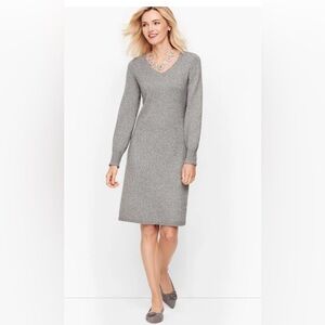 ✨Talbots Metallic Knit Sweater Dress✨